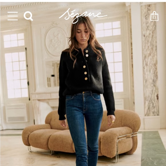 Sezane Sweaters - NWT Sezane Lucas Jumper in black